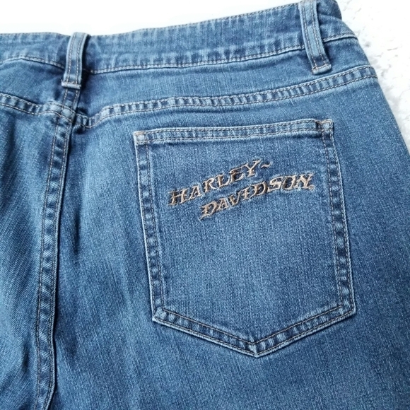 Harley Davidson sz 14 Petite straight leg jeans - Picture 5 of 10